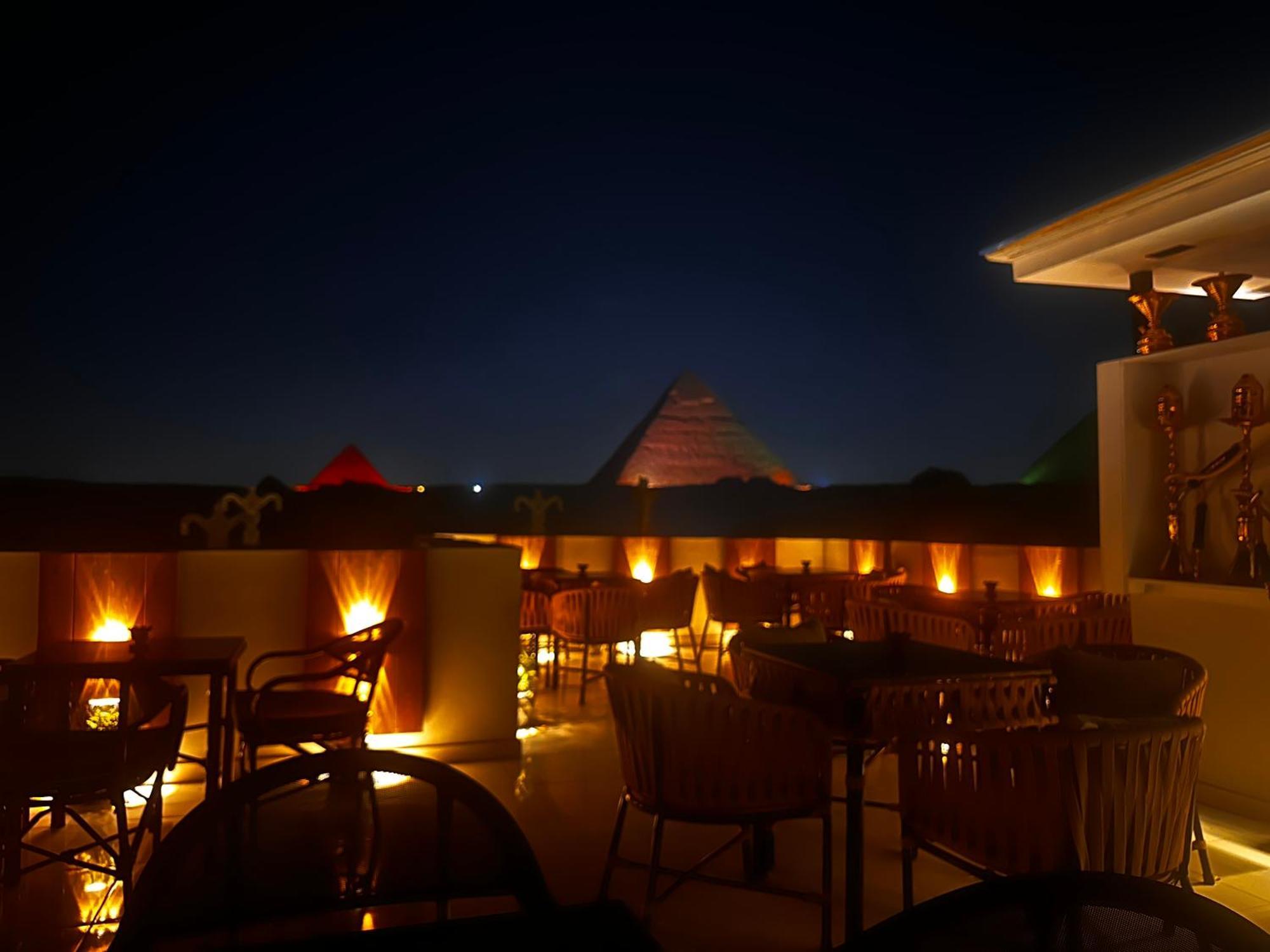 Pyramids On The Spot View Otel Kafret el-Gabal Dış mekan fotoğraf